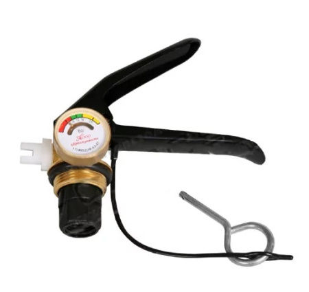 Запорно-пусковое устройство ЗПУ для огнетушителей ОП-1, 2, 3 (с распылителем)