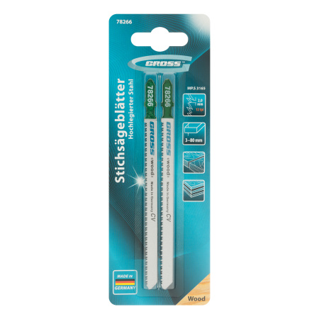 Полотна для электролобзика  по дереву, 2 шт, ( 3165 ) Gross