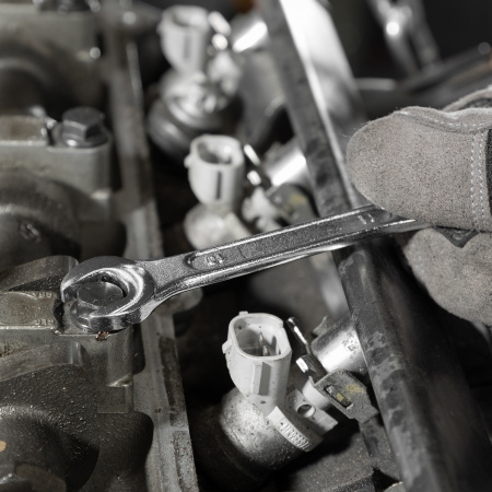 Набор ключей рожковых, 6 х 32 мм, 12 шт., CrV, хромированные Matrix