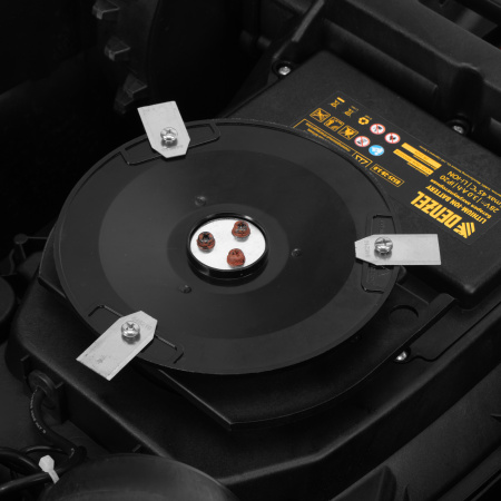 Робот-газонокосилка Grass Master 1000  1000м², 3Ач, 28V, LCD дисплей, Wi-Fi Denzel цена