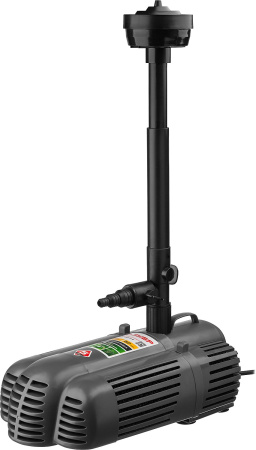 Насос фонтанный, ЗУБР ЗНФГ-50-3.4, для грязной воды, напор 3,4 м, насадки: колокольчик, гейзер, каскад, 85 Вт, 50 л/мин, ЗУБР ЗНФГ-50-3.4