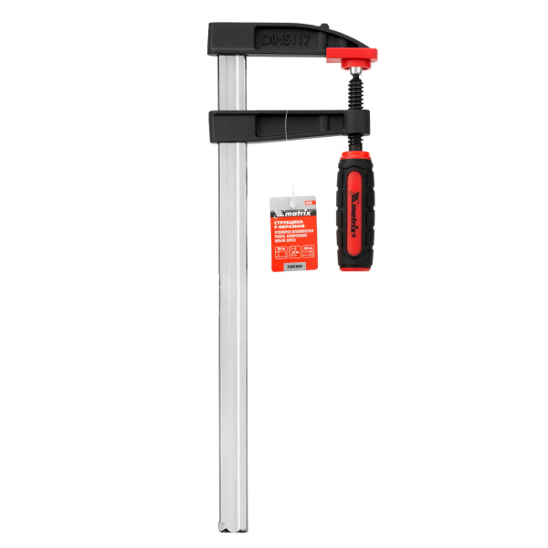 Струбцина F-образная, 300 х 80 х 380 мм Matrix цена