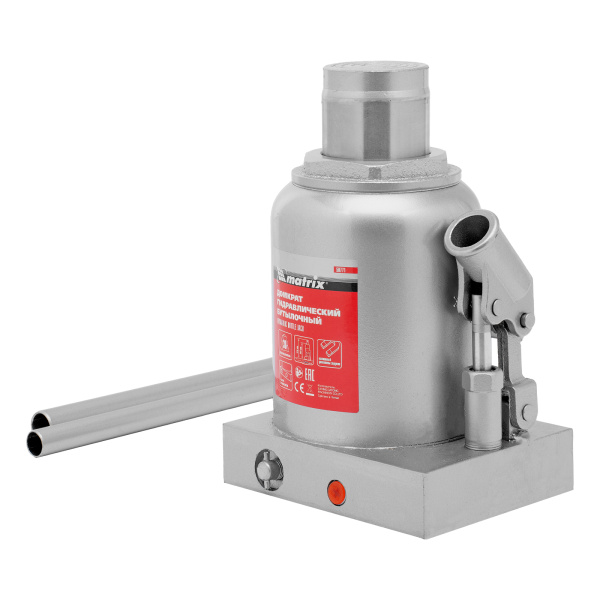 Домкрат гидравлический бутылочный, 30 т, h подъема 244-370 мм Matrix