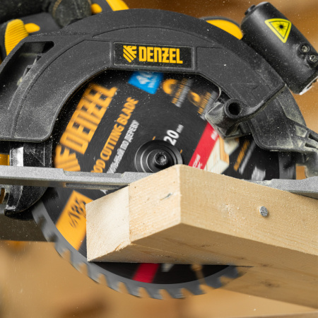 Пильный диск по дереву с гвоздями, ф185 х 20 мм, 40 зубов Denzel