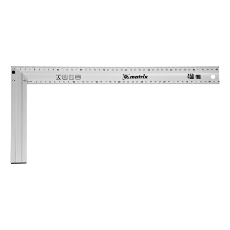 Угольник, 450 мм, алюминиевый, литой Matrix цена