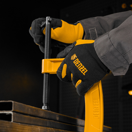 Струбцина G-образная, усиленная, 150 мм Denzel цена