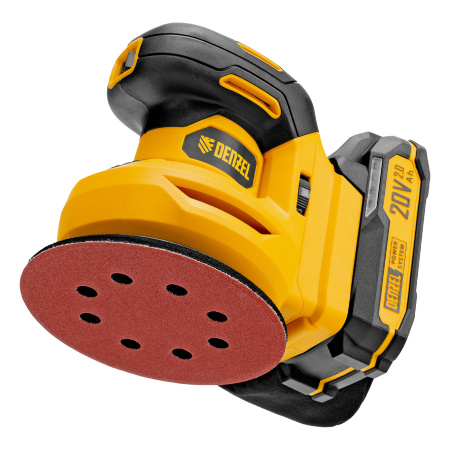 Машина шлифовальная эксцентриковая аккумуляторная CROSH-20-125, Li-Ion, 20 В// Denzel цена