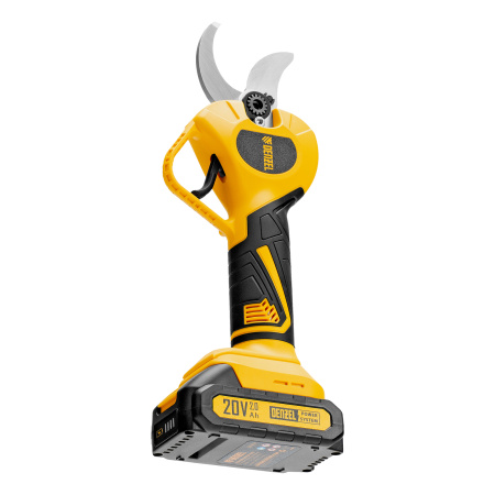 Секатор аккумуляторный, бесщет., CP-40BL, Li-Ion, 20 В, лезвия SK5 Denzel цена