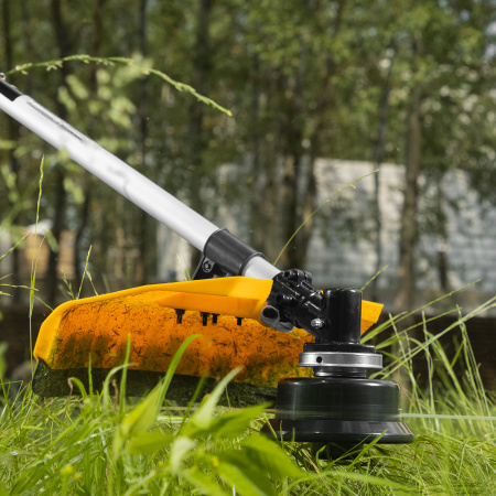 Триммер бензиновый DT 25, 25 см3, 1.3 л. с, неразъемная штанга, состоит из 2 частей Denzel цена