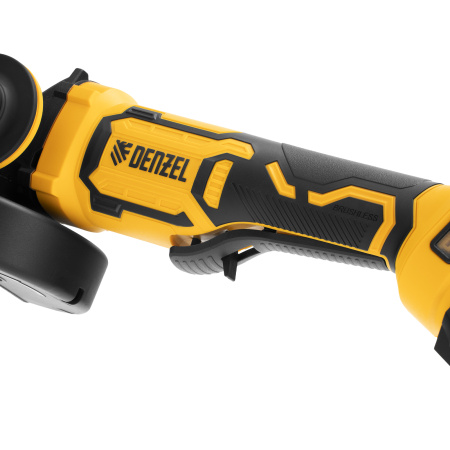 Машина шлифовальная угловая аккумуляторная бесщет. AGH-BL-20-125, Li-Ion, 20 В// Denzel