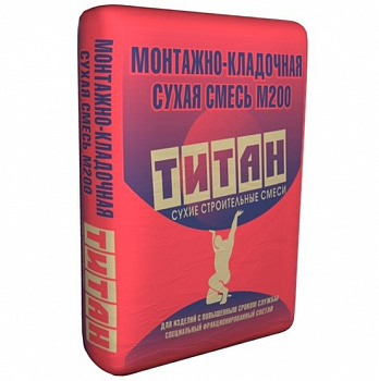 Монтажно-кладочная сухая смесь M200 Титан 40кг