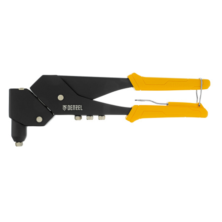 Заклепочник ручной, 285 мм, поворотный, 0-360, заклепки 2,4-3,2-4,0-4,8 мм Denzel цена