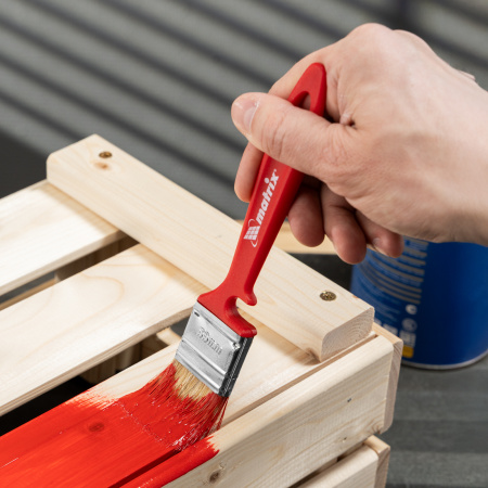 Кисть флейцевая "Эмали" Color Line  35 х 10 мм Matrix цена