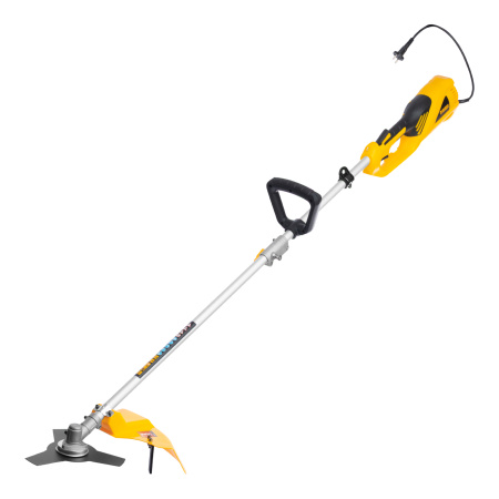 Триммер электрический TE-1200, 1200 Вт, 380 мм, катушка + диск, разборная штанга Denzel цена