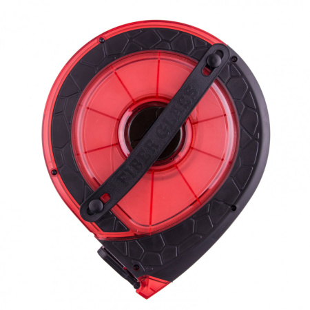 Рулетка геодезическая 50 м х 15 мм, закрытый корпус, фибергласовая лента, двусторонняя шкала, Pro Matrix цена