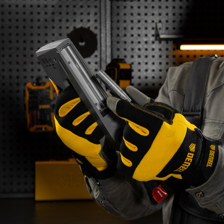 Степлер мебельный, пластиковый корпус, тип 53, 6-14 мм, тип 300, 15 мм, тип 500, 15 мм Denzel цена