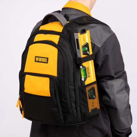 Рюкзак для инструмента, 365х190х430 мм, 3 отделения, 26 карманов Denzel цена