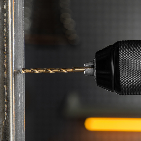 Сверло по металлу, 4,5 мм, HSS Co-8%// Denzel