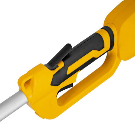 Триммер электрический TE-1220, 1200 Вт, 380 мм, катушка, диск, разборная штанга Denzel цена