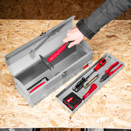 Ящик для инструмента, 484 х 154 х 165 мм, металлический Matrix цена