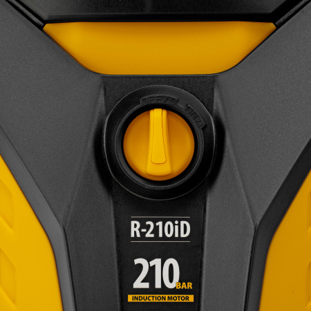 Моечная машина высокого давления R-210iD, 2600 Вт, 210 бар, 8.0 л/мин, асинхронный двигатель, барабан Denzel