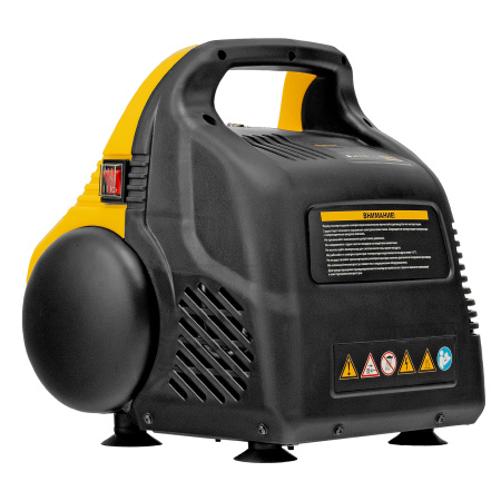 Компрессор воздушный безмасляный РС 1/6-180,1, 1 кВт, 180 л/мин, 6 л Denzel