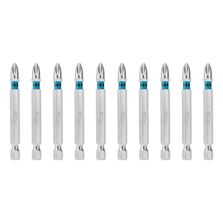 Бита PH2х70мм, сталь S2, шестигр., 10 шт. Gross