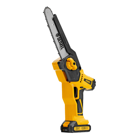 Цепная мини-пила аккумуляторная бесщет., СCS-200BL, шина 200 мм, Li-Ion, 20 В Denzel