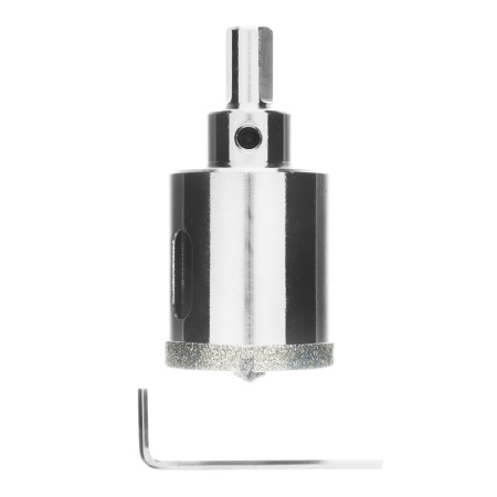 Сверло алмазное по керамограниту, 35 х 67 мм, трехгранный хвостовик Matrix