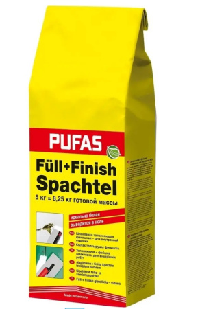 Шпаклевка гипсовая Pufas Full-Finish Spachtel 5 кг цена