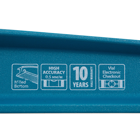 Уровень литой, 600 мм, 2 глазка Gross цена