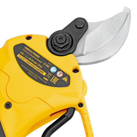 Секатор аккумуляторный, бесщет., CP-30BL, Li-Ion, 20 В, лезвия SK5 // Denzel цена