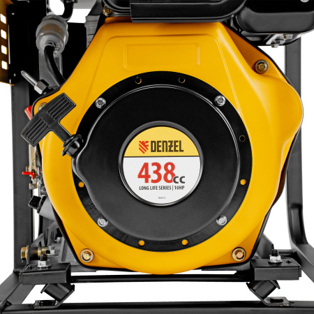 Генератор дизельный DES-55, 5,5 кВт, 230 В, 11 л, ручной стартер Denzel