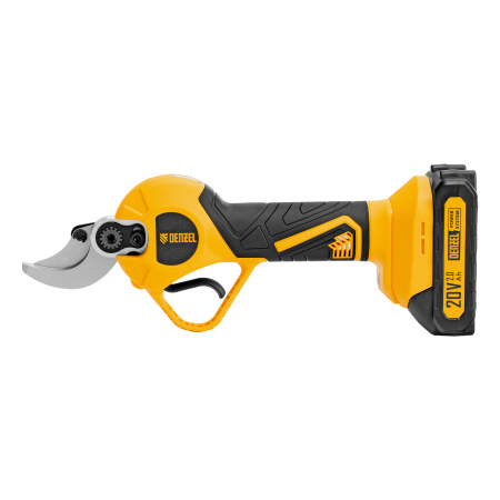 Секатор аккумуляторный, бесщет., CP-30BL, Li-Ion, 20 В, лезвия SK5 // Denzel цена