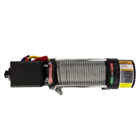 Лебедка автомобильная электрическая LB-4000, 4.5 т, 3.7 кВт, 12 В Denzel цена