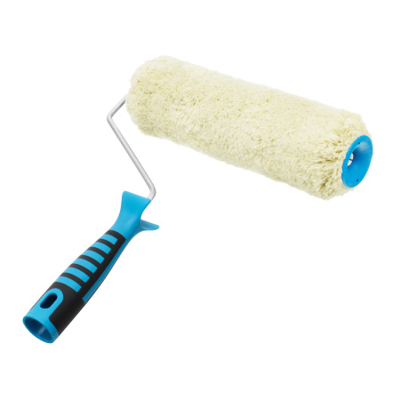 Валик для фасадных работ синтетический с двухкомпонентной ручкой, 250 мм, ворс 18 мм, D 48 мм, D ручки 6 мм, полиакрил Matrix цена