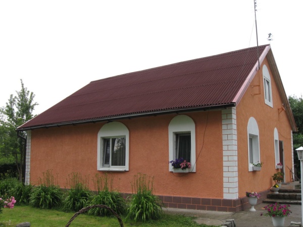 Кровельный лист Ондулин красный 1,95х0,95 м 3 мм