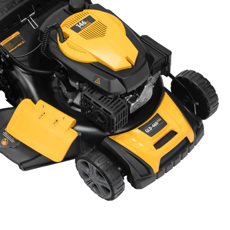 Газонокосилка бензиновая GLD-460SP-VE, 146 см3, шир. 46см, привод, вариатор, эл.старт, 60 л Denzel цена