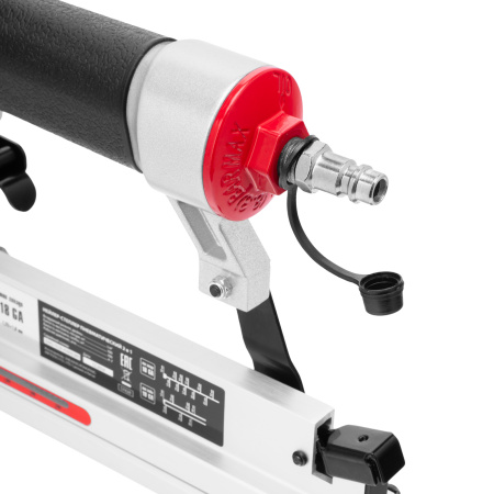 Нейлер-степлер пневматический 2 в 1, с регулировкой глубины забивания, гвозди 18GA, скобы 18GA Matrix цена