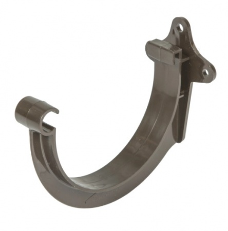 Кронштейн для желоба ПВХ цвет коричневый