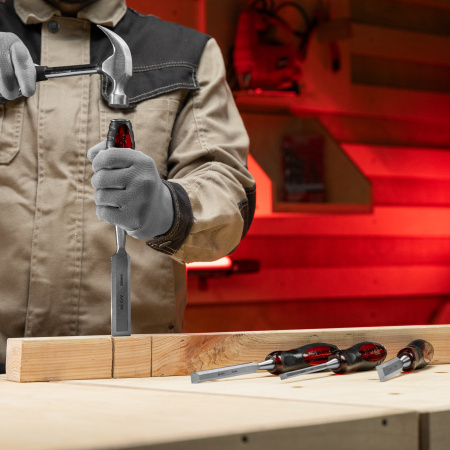 Набор долот-стамесок плоских "Тигровый глаз", 4 шт, 6-12-18-24 мм Matrix цена