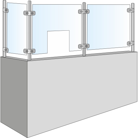 Монолитный поликарбонат 3мм, 2.05х3.05м прозрачный, Стандарт
