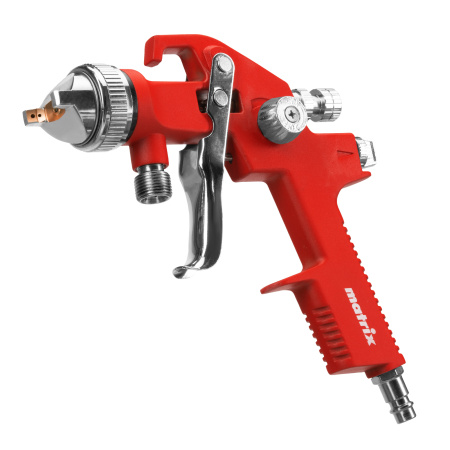 Краскораспылитель HVLP пневмат. с нижним бачком V= 1 л, сопло диаметром 1.4 мм Matrix цена