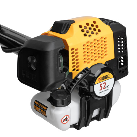 Триммер бензиновый DGT-52-PRO, анти-вибро, 52 см3, неразъем, состоит из 2 частей Denzel цена