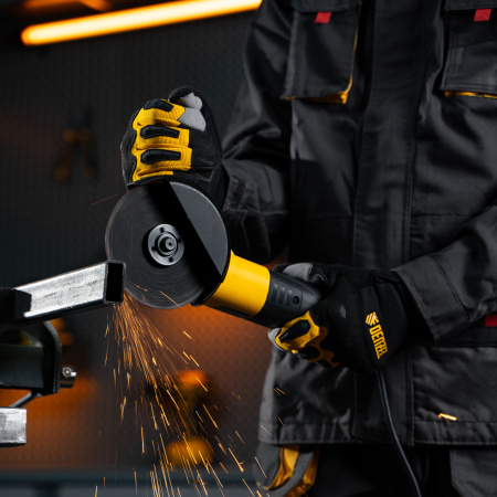 Углошлифовальная машина AGD125-1000, 1000 Вт, 125 мм, 3000-10000 об/мин Denzel