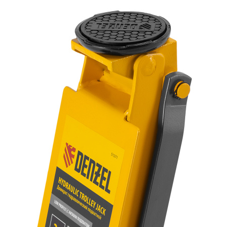 Домкрат гидравлический подкатной, 3 т, 85-610 мм, быстрый подъем, низ. подхват, проф, SUV Denzel цена