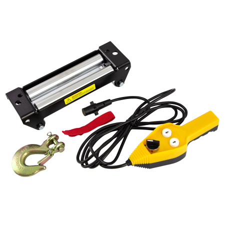 Лебедка автомобильная электрическая LB-4000, 4.5 т, 3.7 кВт, 12 В Denzel цена