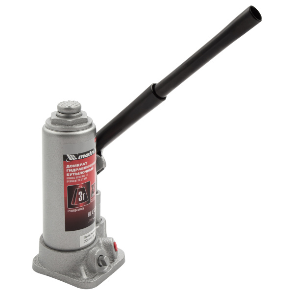 Домкрат гидравлический бутылочный, 3 т, высота подъема 194-372 мм Matrix цена
