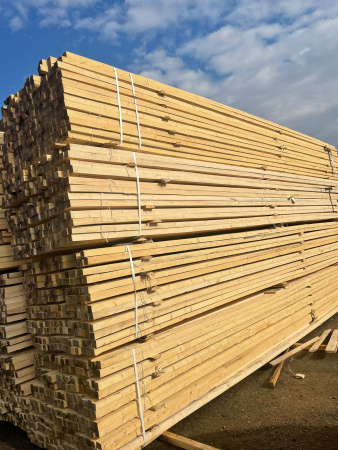 Брусок обрезной естественной влажности 50х50х6000 мм ГОСТ