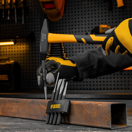 Набор инструментов, 1/2", 1/4", CrV, S2, пластиковый кейс, 84 предмета Denzel